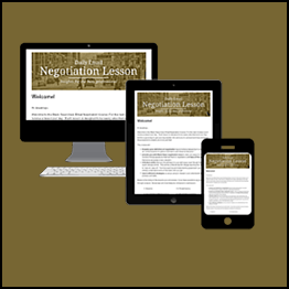 Chris Voss - Black Swan Negotiation Email Course
