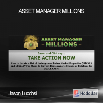 Jason Lucchsi - Asset Manager Millions