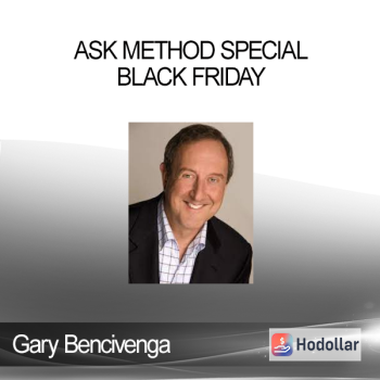 Ask Method Special Black Friday - Gary Bencivenga